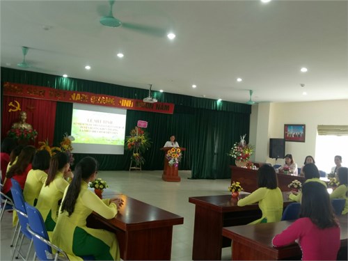 Trường mầm non trang an tổ chức mit tinh kỉ niệm 36 năm ngày nhà giáo việt nam (20/11/1982 - 20/11/2018)
